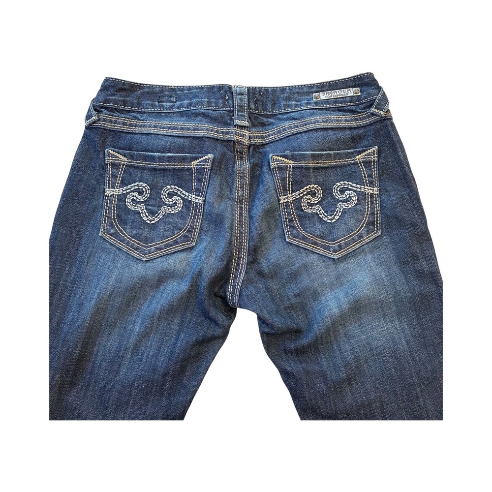 ReRock Republic Jeans Womens 8R Dark‎ Wash Denim Skinny Embellished Pockets - Picture 11 of 11